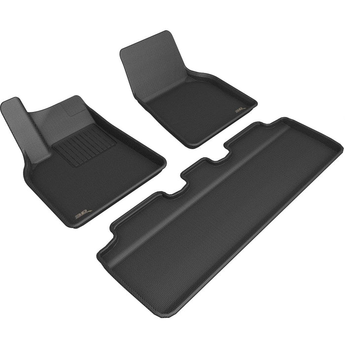 KAGU Custom Fit All-Weather Floor Mat for 2021-2024 5-Seat TESLA MODEL Y