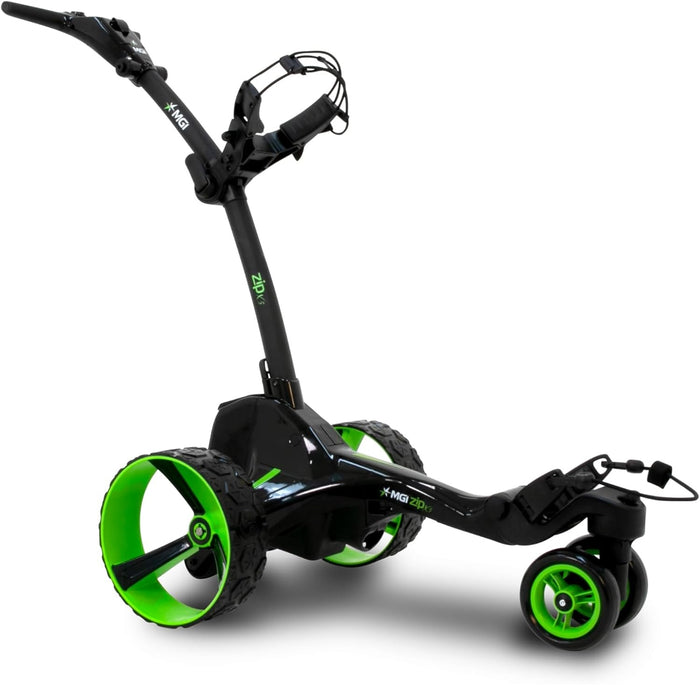 MGI Zip X5 Electric Golf Push Cart with Downhill Speed Control & 36 Hole Lithium Battery