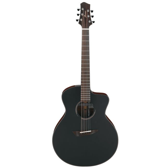 JGM10 6-String Acoustic Guitar, Right, Black Satin Top with Natural High Gloss