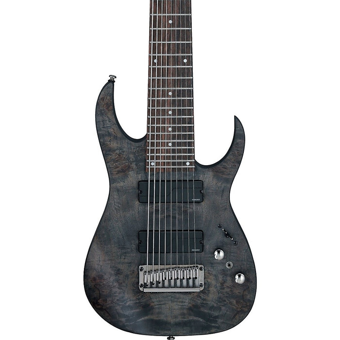 RG9PB 9-String Solidbody Electric Guitar, Right-Handed, Transparent Gray Burst