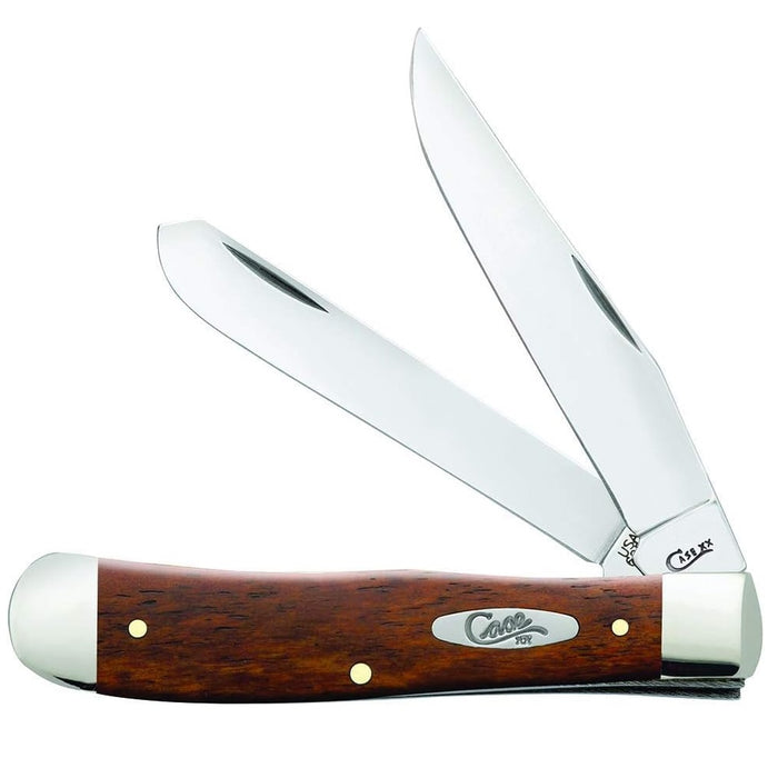 Smooth Chestnut Bone Trapper Folding Pocket Knife with Tru-Sharp Stainless Steel