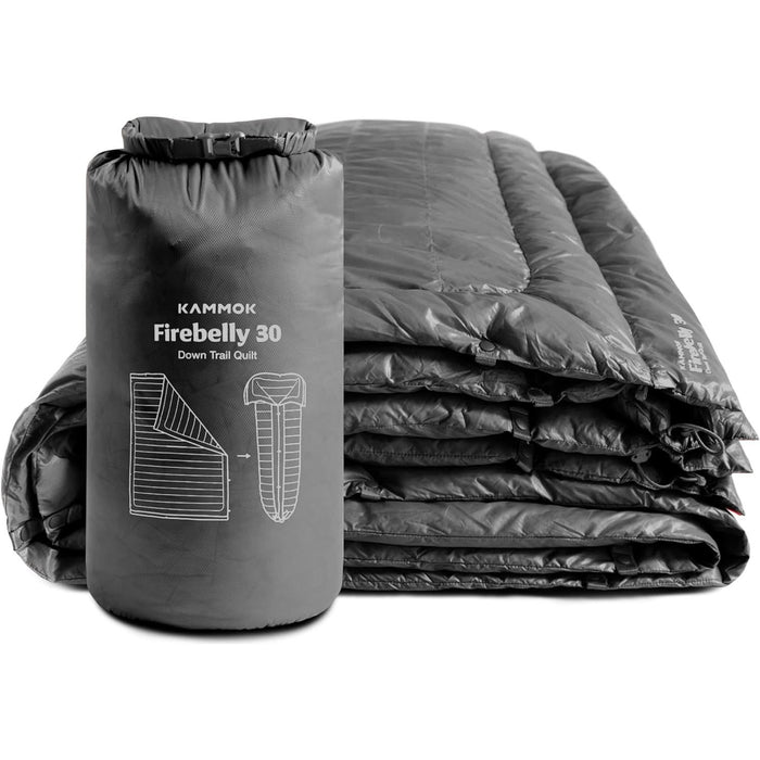 Firebelly 30°F Down Trail Quilt | Convertible and Wearable Blanket