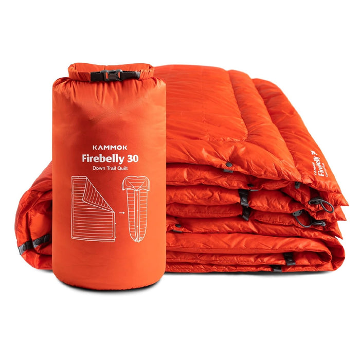 Firebelly 30°F Down Trail Quilt | Convertible and Wearable Blanket