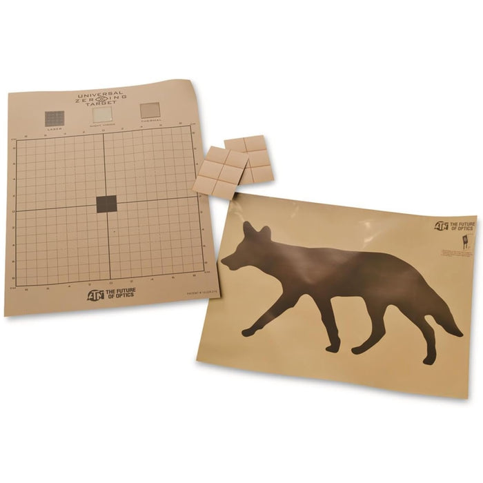 Thermal Zero Training Coyote Target Kit for Thermal Scopes