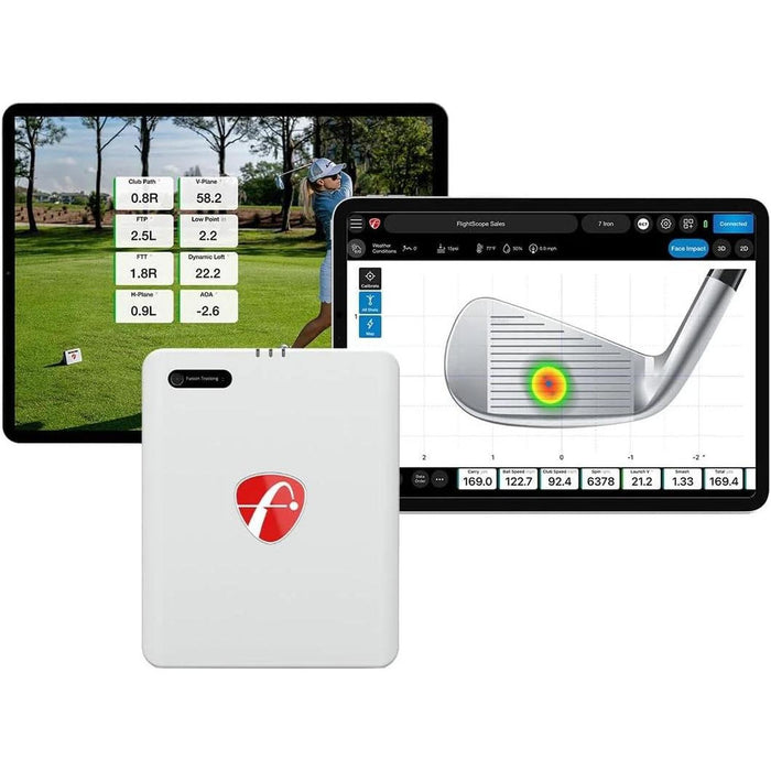 FlightScope Mevo Gen2 Golf Launch Monitor and Simulator with Pro Package and Face Impact