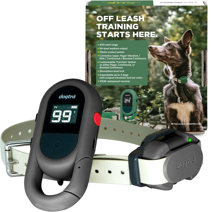 CUE GEN 2 Remote Dog Training E-Collar with Vibration | Great for Beginners