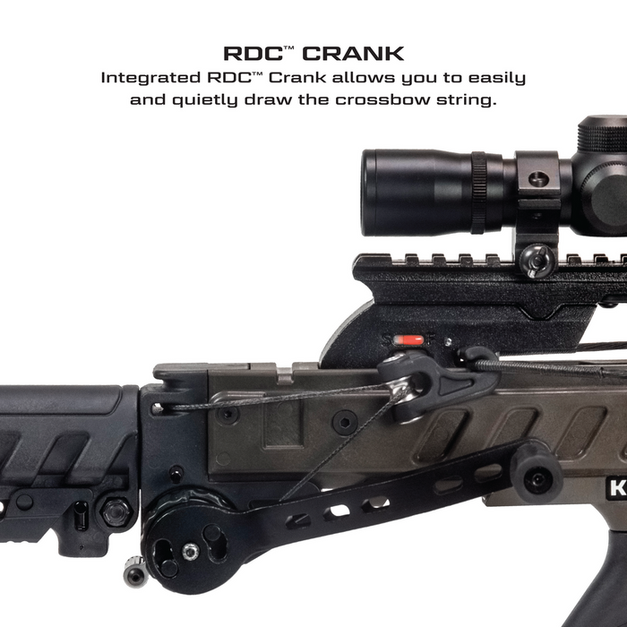 Killer Instinct FUEL 415 Crossbow Kit with Built-in RDC Crank and Lumix 4x32 Scope