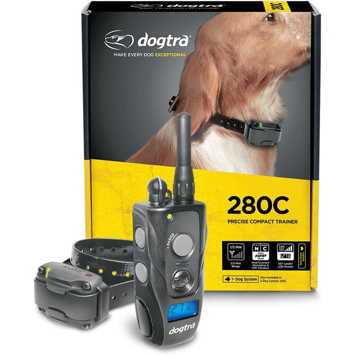 280C ½-Mile Remote Training Dog E-Collar with 127 Stimulation Levels