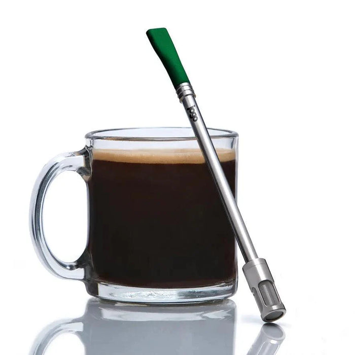 Ultra-Portable Stainless Steel Brewing Straw for Coffee, Tea, and More