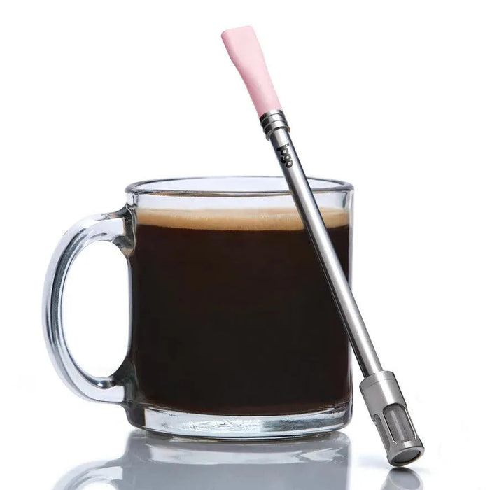 Ultra-Portable Stainless Steel Brewing Straw for Coffee, Tea, and More