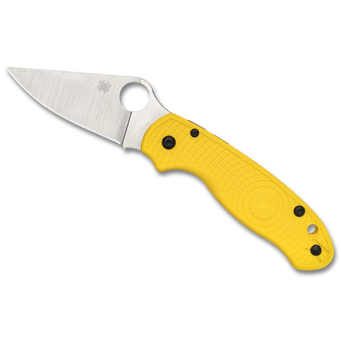 Spyderco Para 3 Salt Lightweight Pocket Knife with CPM Magnacut Blade, Yellow