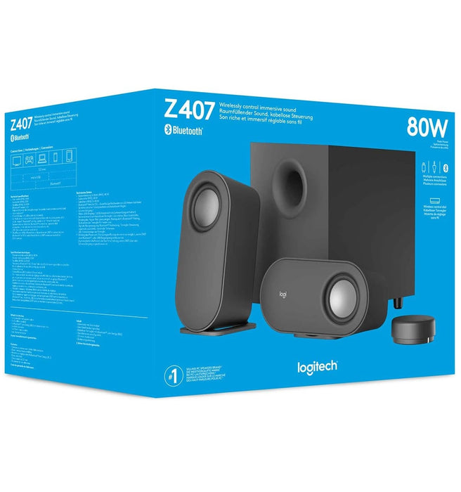 Z407 Bluetooth Computer Speakers with Subwoofer and Wireless Control