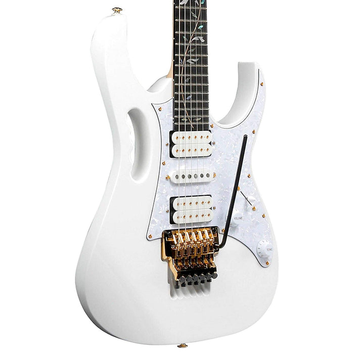 Steve Vai Signature JEM7VP Solidbody Electric Guitar, Right-Handed - White