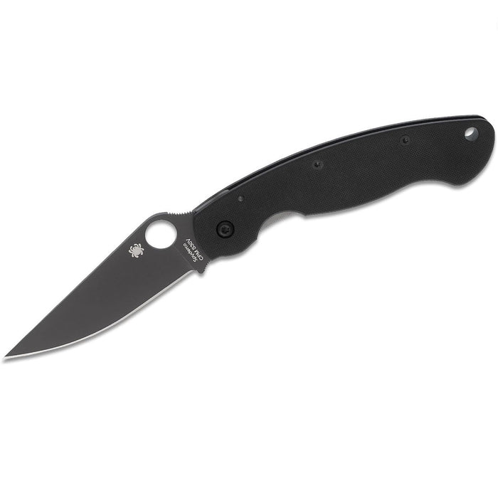 Spyderco Military Model Folding Pocket Knife with 4" CPM S30V Black Steel Blade