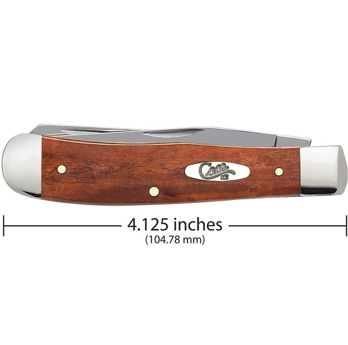 Smooth Chestnut Bone Trapper Folding Pocket Knife with Tru-Sharp Stainless Steel