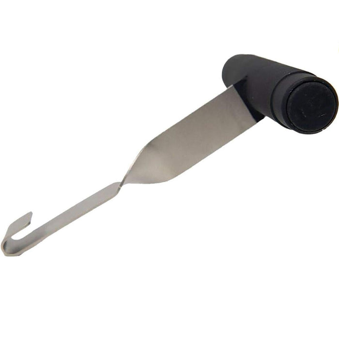 Stainless Steel Pan Hook Rubber Grip Handle | Dutch Oven & Grill Grate Adjuster