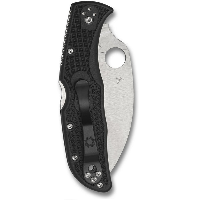 Spyderco Endela Folding Pocket Knife with 3.4" VG-10 Wharncliffe Blade, Black