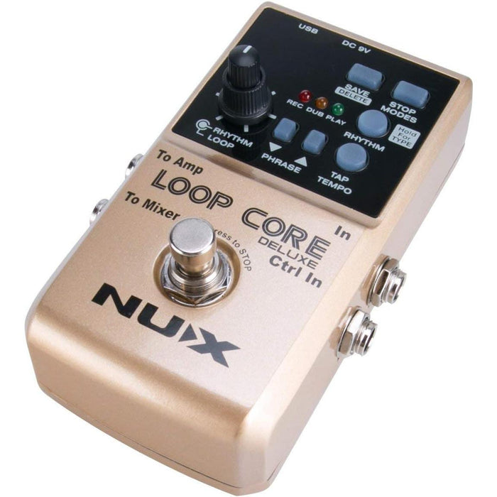 Loop Core Deluxe Bundle Looping Guitar Pedal with NMP-2 Dual Footswitch