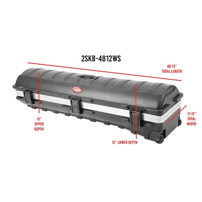 SKB Cases Standard ATA 2SKB-4812WS Hard Shell Golf Travel Case with TSA Locking System