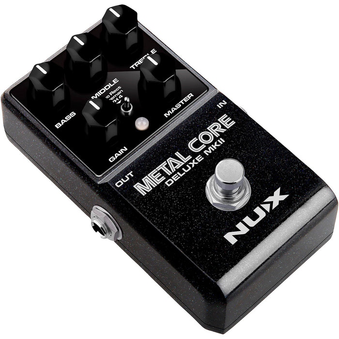 Metal Core Deluxe MKII Hi-Gain Distortion Effect Pedal for Guitars and Basses