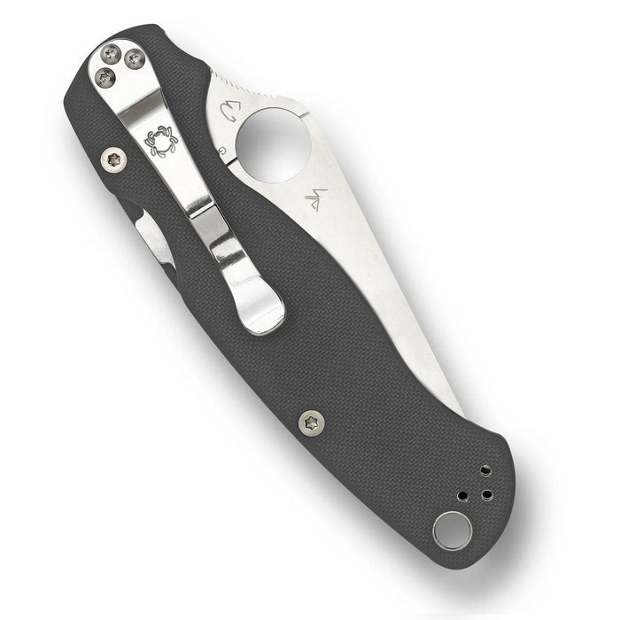 Spyderco Para Military 2 Maxamet Folding Pocket Knife with 3.45" PlainEdge Blade