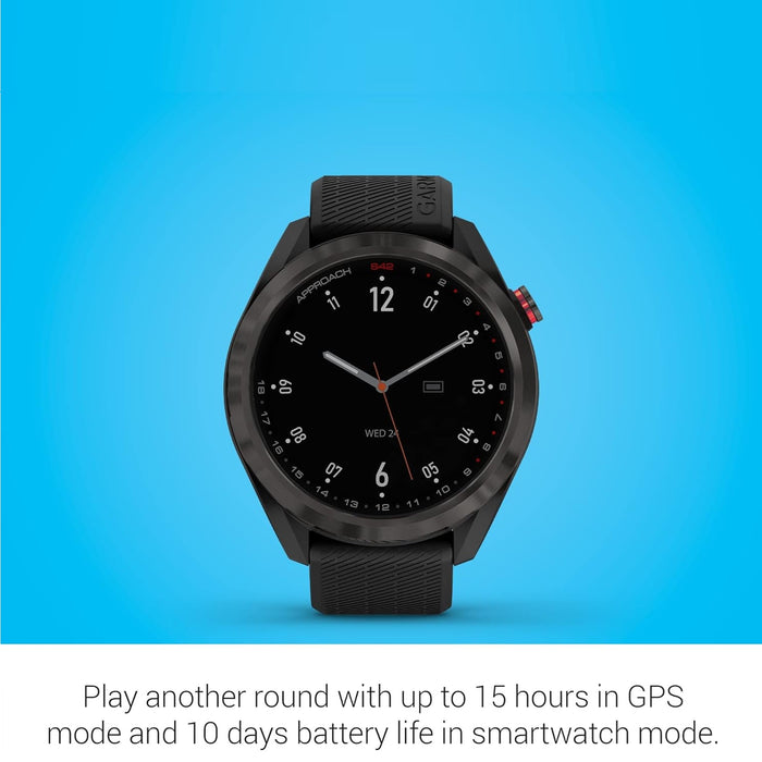 Approach S42 Golf Smartwatch with 42K Pre-Loaded CourseView Maps