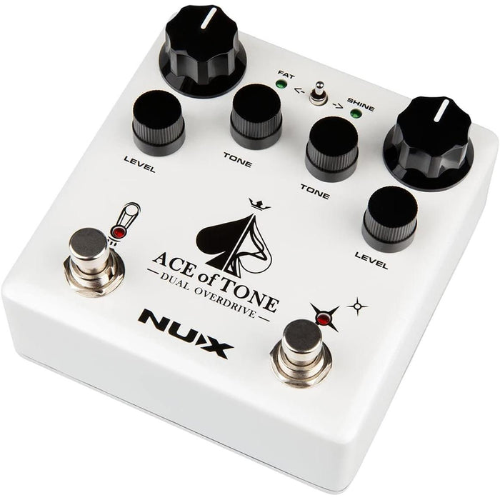 NDO-5 Ace of Tone Dual Overdrive Effect Pedal with Tubeman MKII & Morning Star