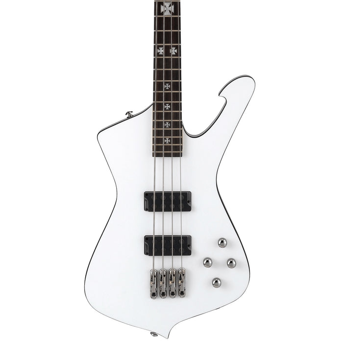 Sharlee D'Angelo Signature SDB3 4-String Bass Guitar, Right-Handed, Pearl White