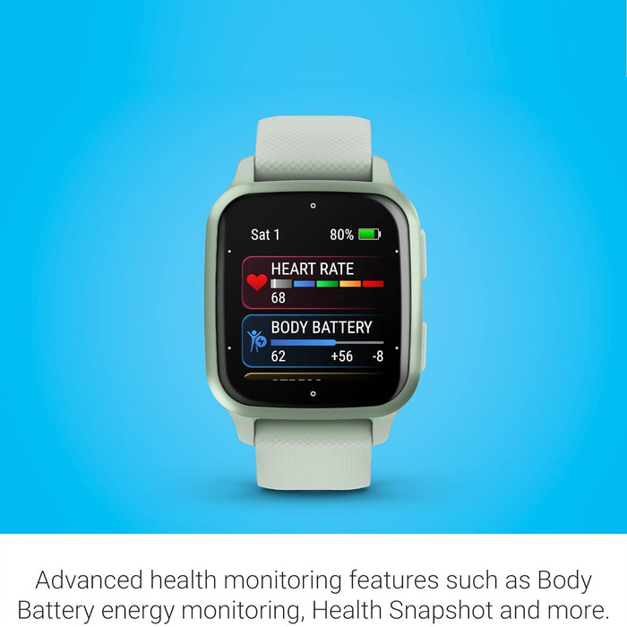 Venu Sq 2 Series GPS Smartwatch with Body Battery Health Monitoring