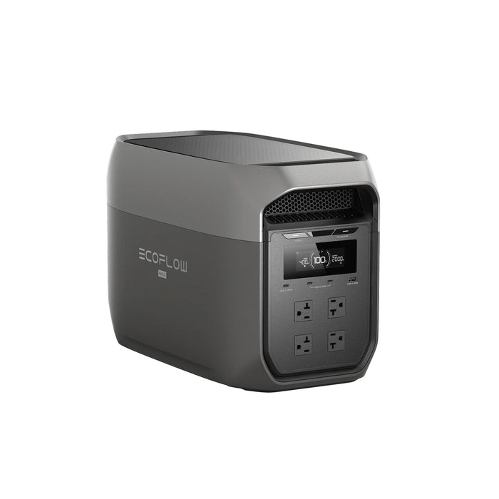 EcoFlow DELTA 3 Max Portable Power Station + 220 Watt Solar Panel for Camping and More