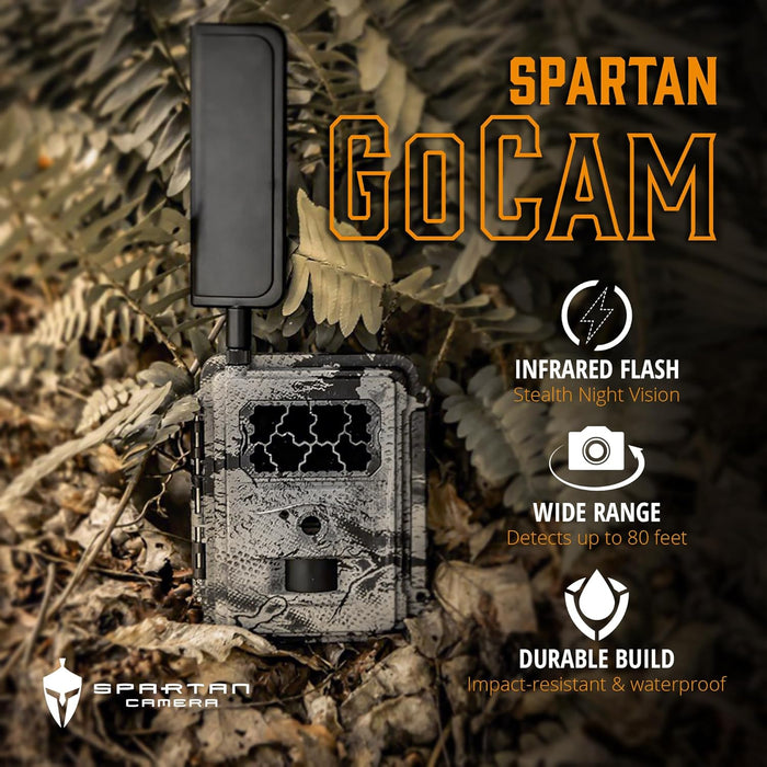 Spartan Gocam 4G LTE Cellular Trail Camera with Three Carrier Options