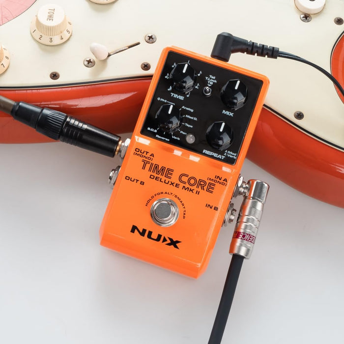 Time Core Deluxe MKII Advanced Delay Effect Pedal for Guitars and Basses