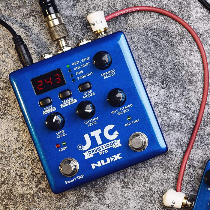 NDL-5 JTC PRO Drum Loop Dual Switch Looper Effect Pedal | Records Up to 6 Hours