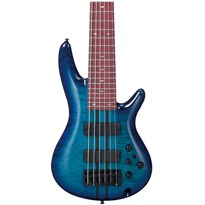 Adam Nitti Signature ANB306 Premium 6-String Bass Guitar, Right, Blue Burst