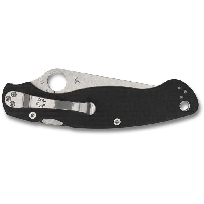 Spyderco Military 2 Folding Pocket Knife with 4" CPM S30V Stainless Steel Blade, Black
