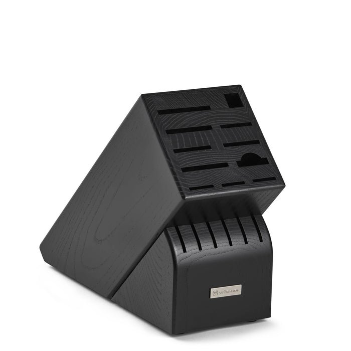 Wusthof 17-Slot Black Knife Block | Great for Storing Your Knives | Non-Slip Feet