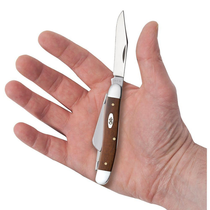 Smooth Chestnut Bone Medium Stockman Folding Pocket Knife with Tru-Sharp Steel