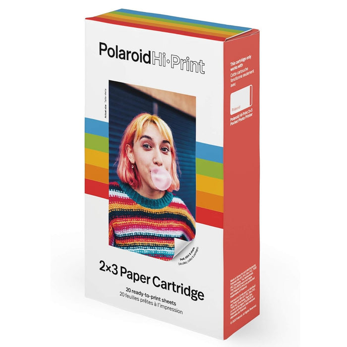 Hi-Print 2x3 Paper Cartridge with 20 Sheets | Compatible with Polaroid Hi-Print