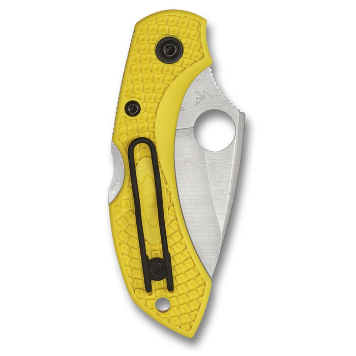 Spyderco Dragonfly 2 Lightweight Salt Folding Knife with 2.25" H-1 Steel Blade, Yellow