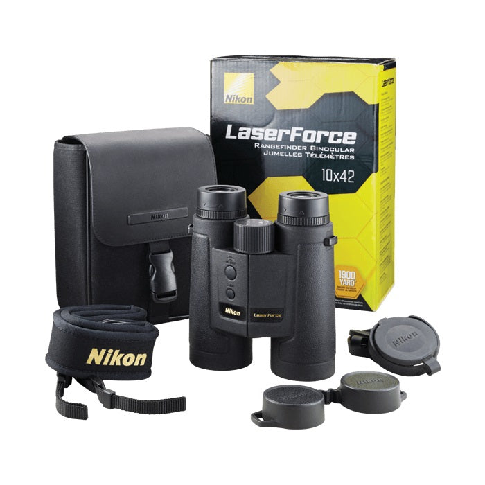Nikon LaserForce 10x42 Laser Rangefinder Binoculars with 1900-Yard Range