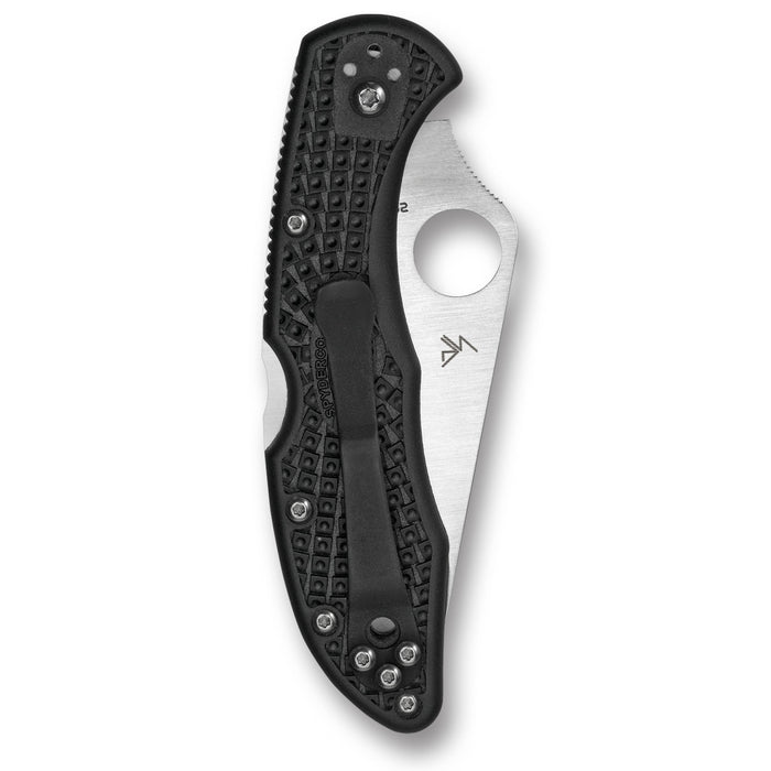 Spyderco Delica 4 Lightweight Folding Knife with 2.9" VG-10 Steel Blade, Black
