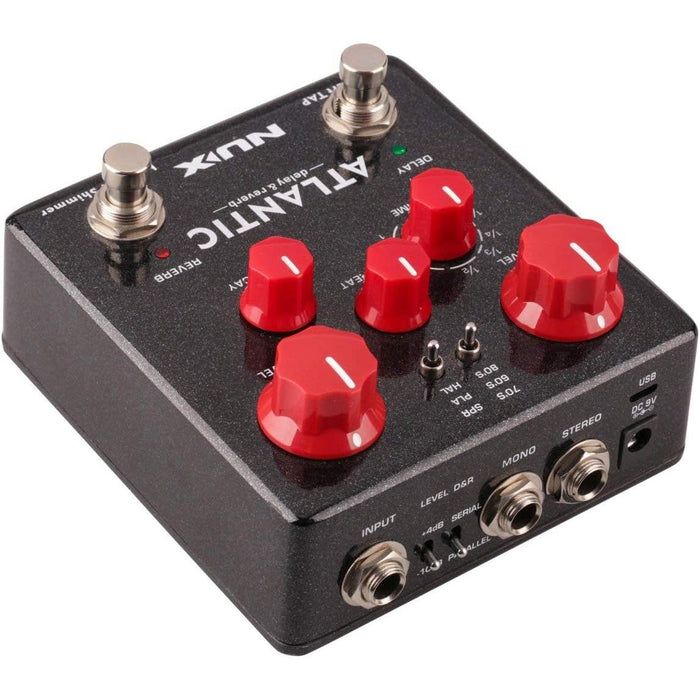 NDR-5 Atlantic Multi-Delay and Reverb Guitar Effect Pedal with Inside Routing