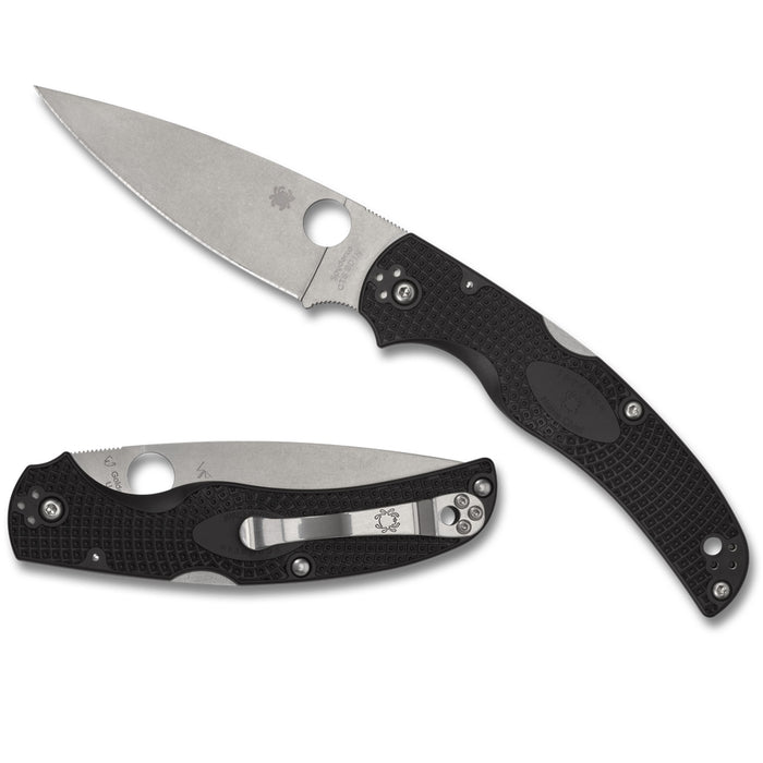Spyderco Native Chief Folding Pocket Knife with 4.02" CTS BD1N Blade, Black
