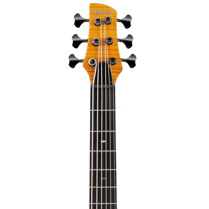 Gerald Veasley GVB36 6-String Solidbody Electric Bass Guitar, Right, Amber