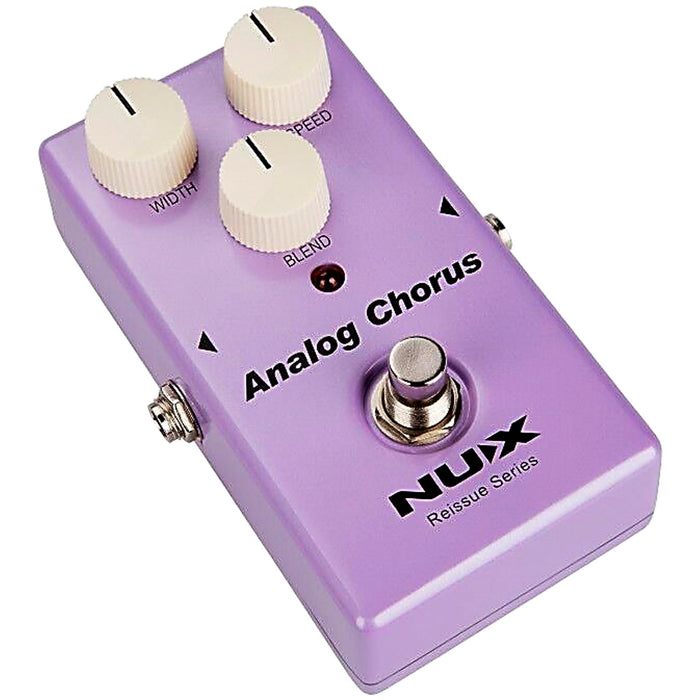 Analog Chorus Effect Pedal with Buck-Brigade Circuit for Guitars and Basses