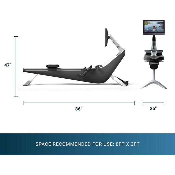 Pro Rowing Machine with 22" Immersive Rotating Bluetooth Touchscreen Display