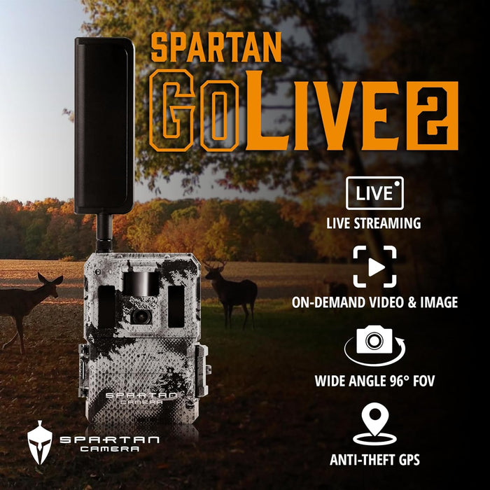 Spartan Camera GoLive 2 4G / LTE Cellular Trail Camera with Three Carrier Options