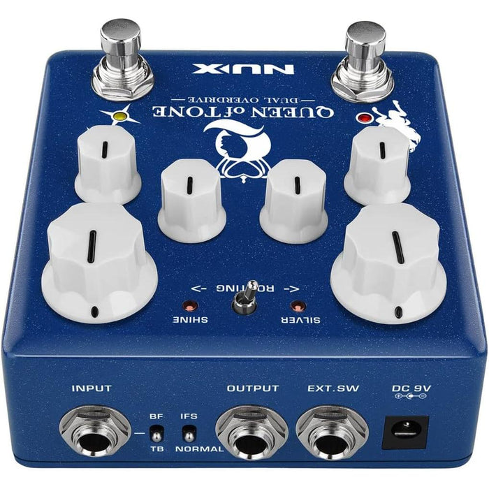 NDO-6 Queen of Tone Dual Overdrive Guitar Effect Pedal | Horseman & Morning Star