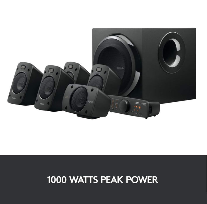 Z906 5.1 Surround Sound Speaker System with Rich Audio and Thunderous Bass