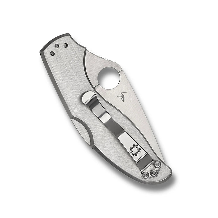 Spyderco Uptern Non-Locking Folding Pocket Knife with 8Cr13MoV Stainless Steel Blade